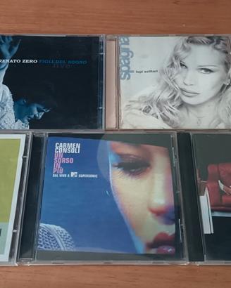 6 CD pop italiano: Spagna, Consoli, Rei e altri.