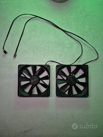 Set 2 Ventole NZXT 120mm Black - Silenziose
