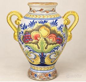 Anfora in ceramica decorata