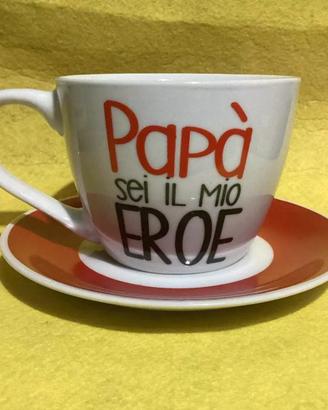 Tazza Papà sei il mio eroe - Festa del Papà
