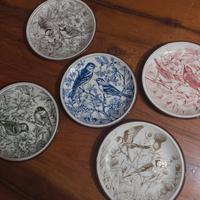 piatti decoratici da collezione-amici del mattino.