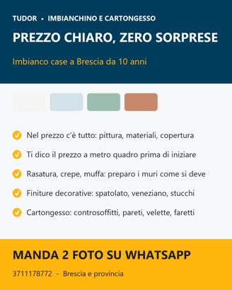 Imbianchino Brescia - Preventivo gratis