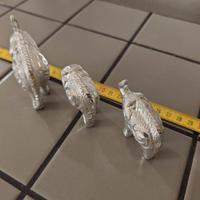 Tre Statua elefante portafortuna - Three Lucky ele