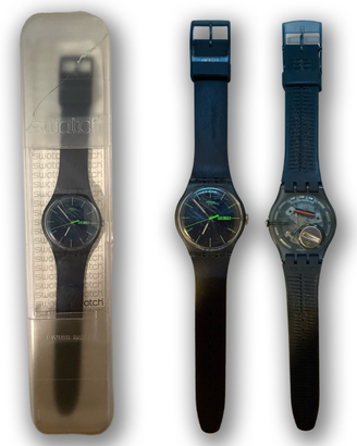 Orologio Swatch - Cinturino in gomma blu