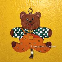 Ganci appendiabiti orsetti per bambini 