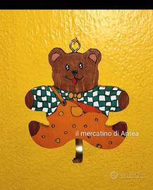 Ganci appendiabiti orsetti per bambini 