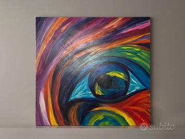 Dipinto a Mano 60x70 - L'Occhio dell'Anima