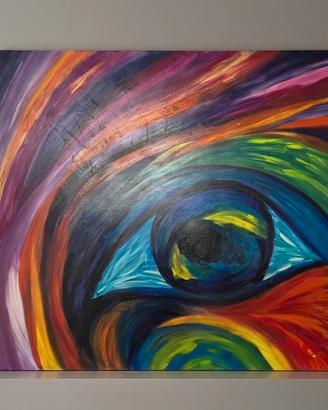 Dipinto a Mano 60x70 - L'Occhio dell'Anima
