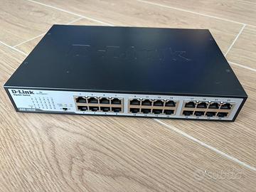 Switch D-Link DGS-1024D, 24 Porte Gigabit Ethernet