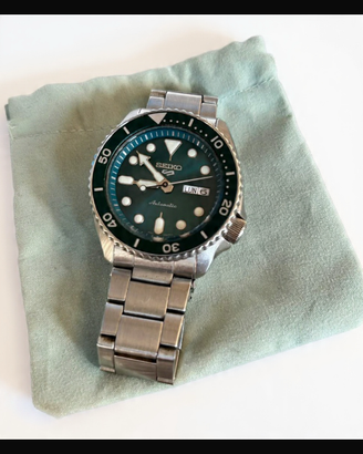 Seiko 5 Sports SRPD63 “Emerald” automtio -100m