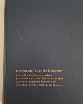 Volume vintage International Business Dictionary