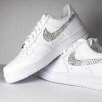 Nike Air Force 1 custom Swarovski glitter 