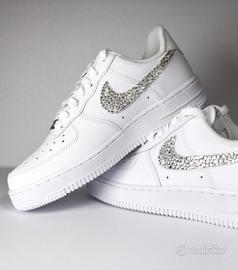Nike Air Force 1 custom Swarovski glitter 