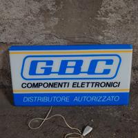 INSEGNA PUBLICITARIA  GBC FUNZIONANTE