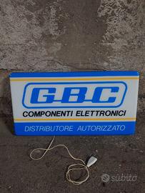 INSEGNA PUBLICITARIA  GBC FUNZIONANTE
