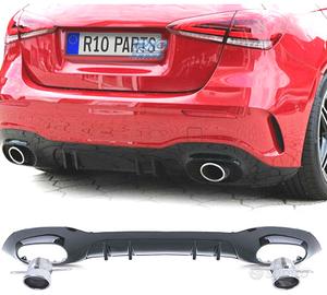 DIFFUSORE MERCEDES CLASSE A W177 18- LOOK A35 AMG 