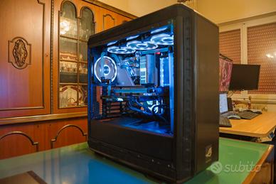 PC raffreddato a liquido, i9-11900K,3090,128GB RAM