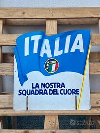Insegna Vintage Bifacciale Italia '90 IP Cimelio