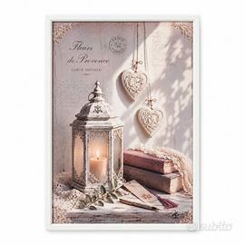 quadri shabby chic, retrò nuovi con cartellino