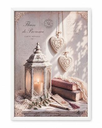 quadri shabby chic, retrò nuovi con cartellino