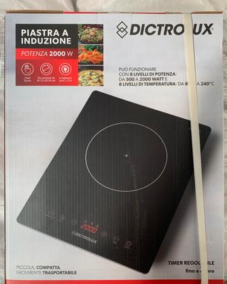 Piastra a induzione dictrolux nuova 2000w