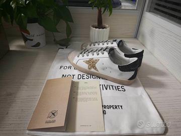 Golden Goose Super-Star glitter oro taglia 42NUOVE