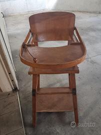 seggiolone bambini vintage