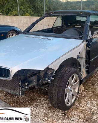 BMW serie 3 E46 cabrio 325i per ricambi (2a)