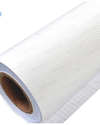 VINILE ADESIVO EFFETTO CARBONIO BIANCO