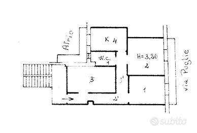 APPARTAMENTO AL CENTRO DI PONTECAGNANO (90 mq con