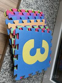 Tappeto puzzle numeri