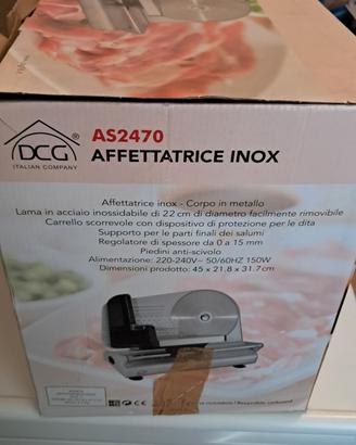 Affettatrice Inox lama 22 cm