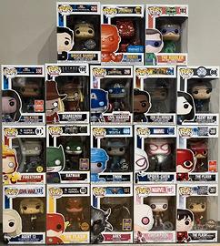 Funko Pop marvel metallic rari heroes