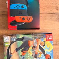 Nintendo Switch e Ring Fit Adventure