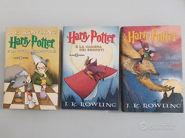 Libri "Harry Potter" (volumi uno-due-tre)