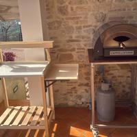Forno pizza a gas/metano cappello forni