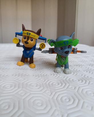 Paw Patrol Set Chase e Rocky Pup-Fu con zaino