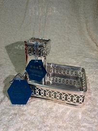 Sheffield portapenne e portagioie argento