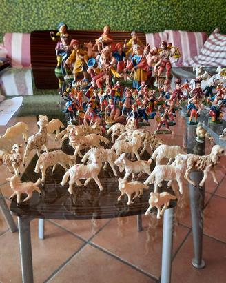 presepe statuine vintage
