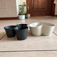 Set portavaso e 3 vasi
