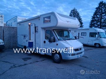 Frankia I 650ED Mansardato con letti a castello in