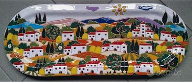 Vassoio decorativo in ceramica da muro - marca Sia