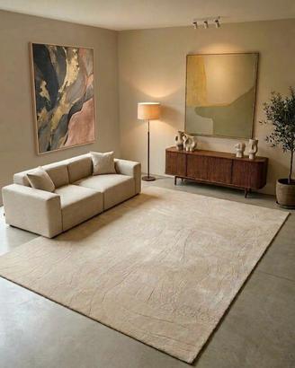 TAPPETO MT.380X270 D'ESPOSIZIONE - MODERNO BEIGE