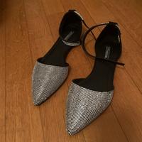 Scarpe donna eleganti con cinturino e strass