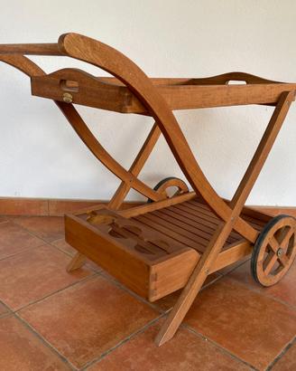 Carrello da portata in legno Bizzotto