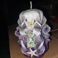 candela artistica ispirata al mare