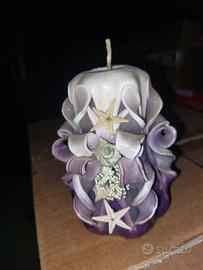 candela artistica ispirata al mare