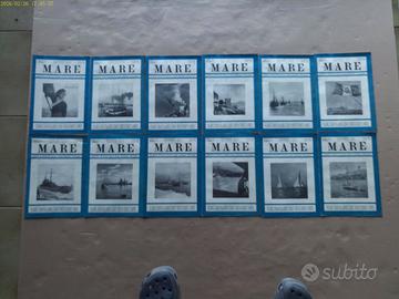 rivista mensile MARE annata COMPLETA 1954[F6]
