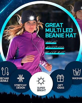 Berretto con Luce LED