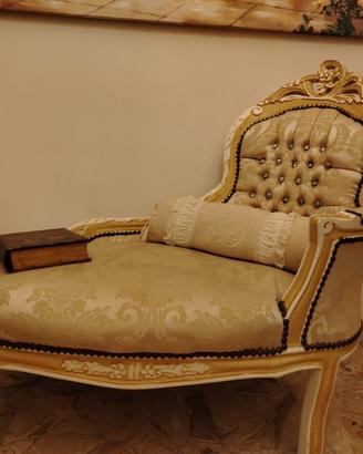 Chaise longue in stile barocco